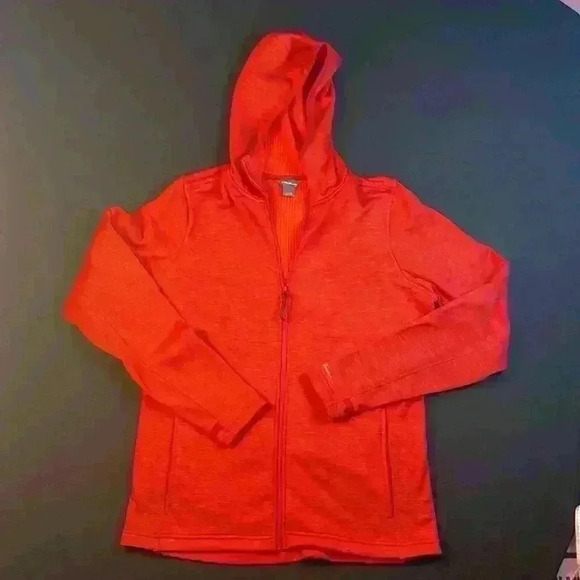 Eddie Bauer women’s jacket with pockets, hooded, high collar, size medium - Picture 2 of 10